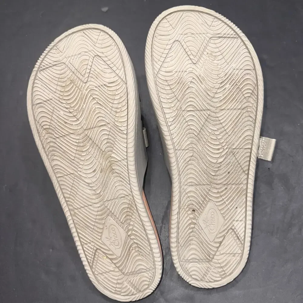 Chaco Chillos Slides Outskirt Gray Comfort Sandals Outdoor Arch Support‎ Mens 13